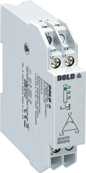 SK9179_600x600.png DOLD 0051576: SK9179.11 3AC50/60HZ 400V Phase Sequence Monitor (Phase Sequence Relay)