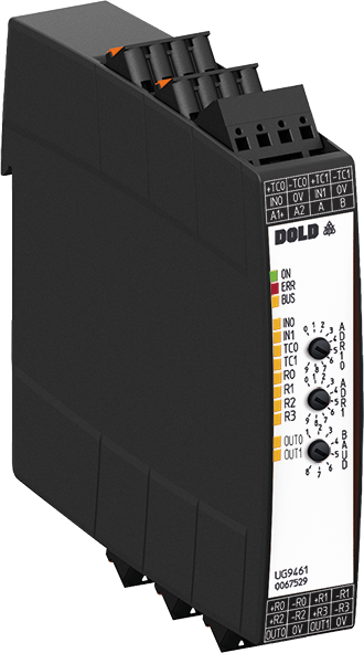 DOLD 0067529: UG9461PM DC24V 8AI/2AO Input- / Output module analogue