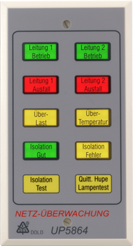 DOLD 0052766: UP5864/110 AP Klemmen steckbar Test and Indication Panel