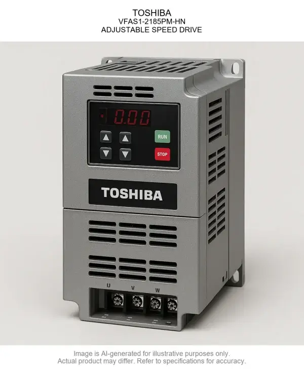 VFAS1-2185PM-HN.webp TOSHIBA; VFAS1-2185PM-HN; ADJUSTABLE SPEED DRIVE