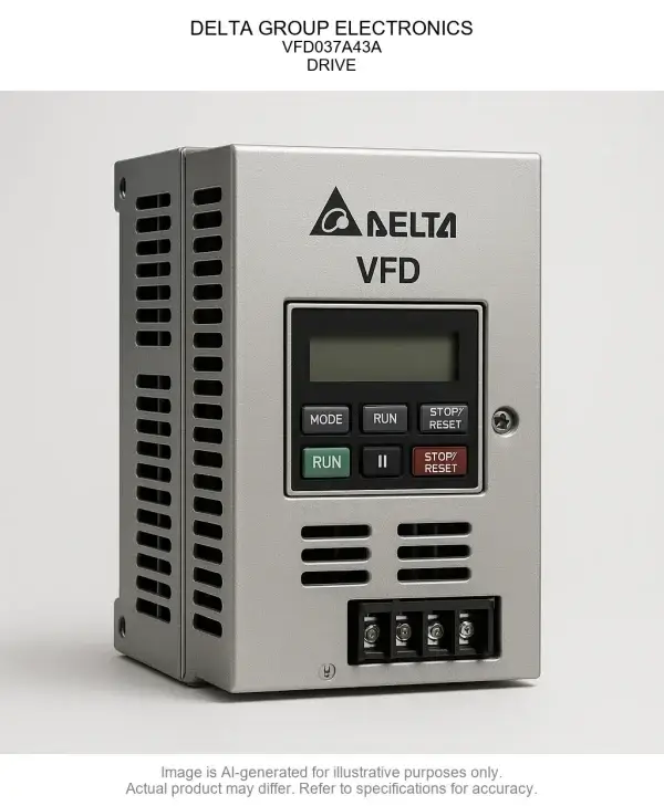 DELTA GROUP ELECTRONICS; Variable Frequency Drive037A43A; DRIVE