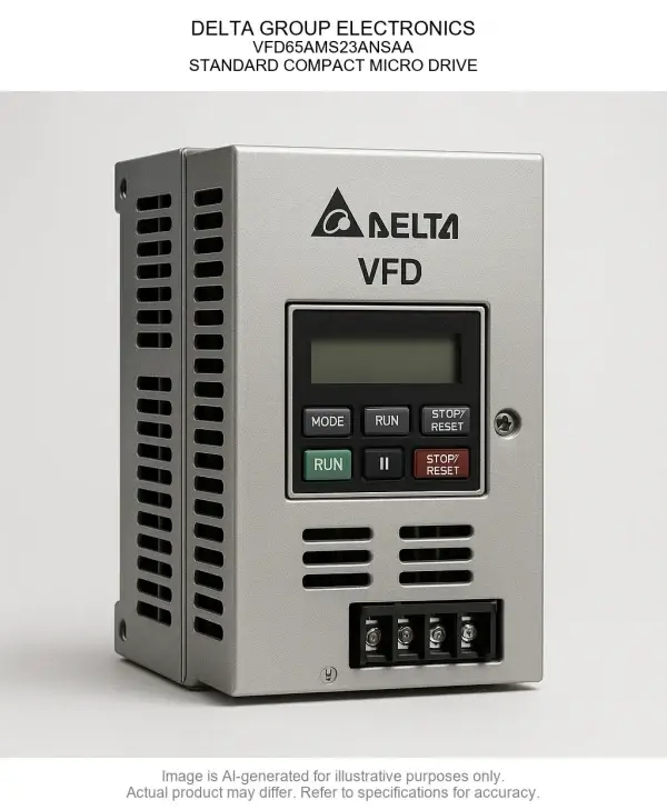 DELTA GROUP ELECTRONICS; Variable Frequency Drive65AMS23ANSAA; STANDARD COMPACT MICRO DRIVE