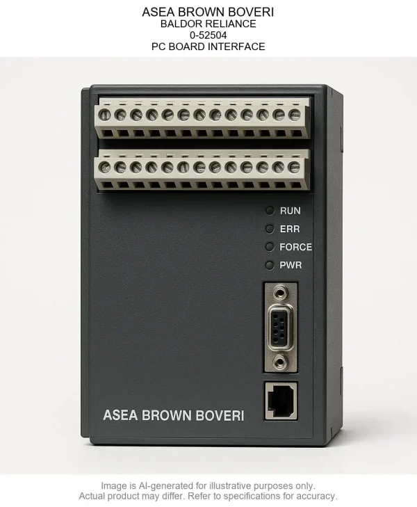 ASEA BROWN BOVERI; BALDOR RELIANCE; 0-52504; PC BOARD INTERFACE