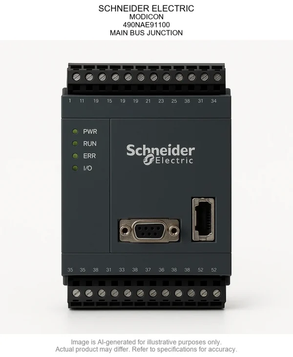 SCHNEIDER ELECTRIC; MODICON; 490NAE91100; MAIN BUS JUNCTION