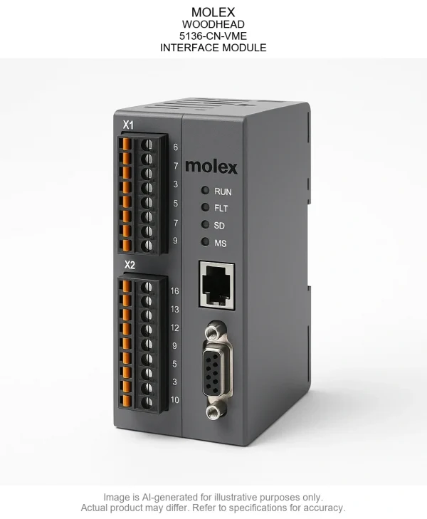MOLEX; WOODHEAD; 5136-CN-VME; INTERFACE MODULE