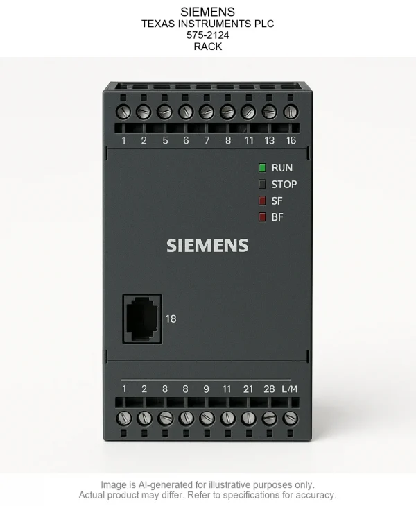 SIEMENS; TEXAS INSTRUMENTS PLC; 575-2124; RACK