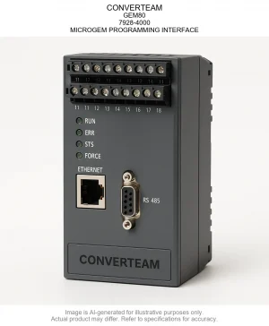 CONVERTEAM; GEM80; 7928-4000; MICROGEM PROGRAMMING INTERFACE