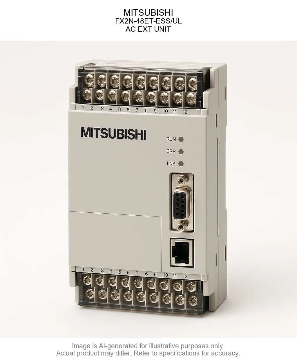 MITSUBISHI; FX2N-48ET-ESS/UL; AC EXT UNIT