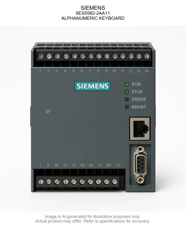 SIEMENS; 6ES5982-2AA11; ALPHANUMERIC KEYBOARD