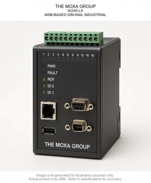 THE MOXA GROUP; IA240-LX; ARM-BASED DIN-RAIL INDUSTRIAL