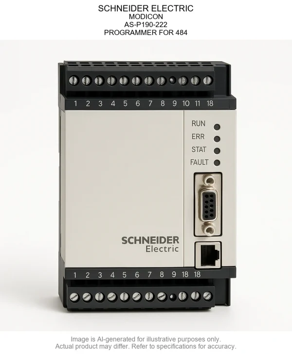 SCHNEIDER ELECTRIC; MODICON; AS-P190-222; PROGRAMMER FOR 484