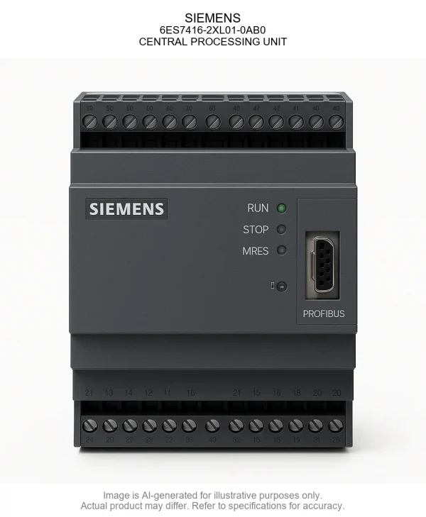 SIEMENS; 6ES7416-3XL04-0AB0; CENTRAL PROCESSING UNIT