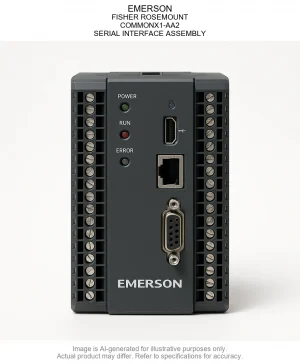 EMERSON; FISHER ROSEMOUNT; COMMONX1-AA2; SERIAL INTERFACE ASSEMBLY