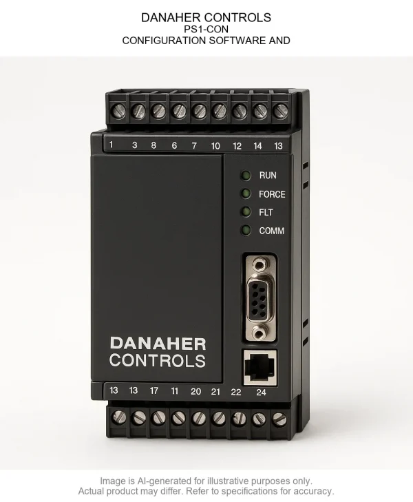 DANAHER CONTROLS; PS1-CON; CONFIGURATION SOFTWARE AND