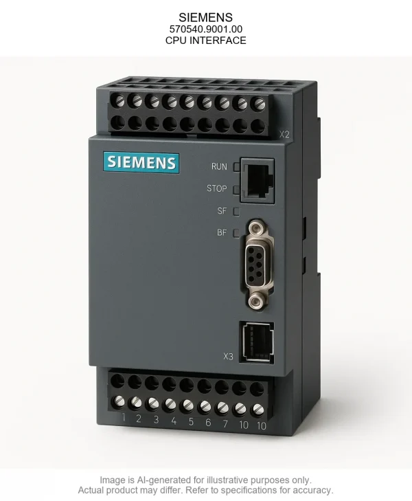 SIEMENS; 570-540-9001.00; CPU INTERFACE