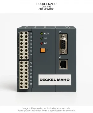 DECKEL MAHO; CNC 532; CRT MONITOR