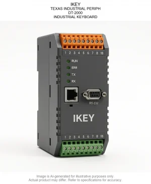 IKEY; TEXAS INDUSTRIAL PERIPH; DT-2000; INDUSTRIAL KEYBOARD