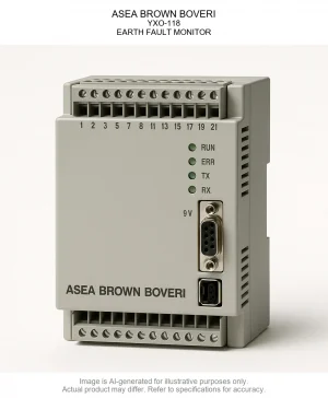 ASEA BROWN BOVERI; YXO-118; EARTH FAULT MONITOR