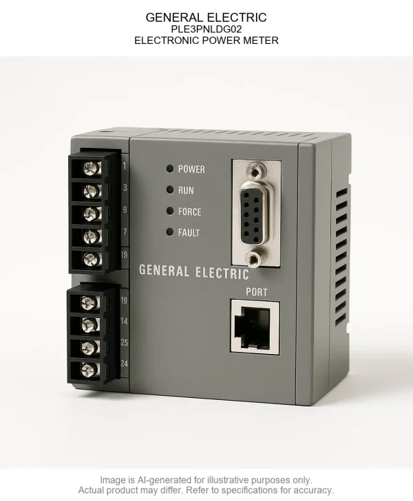 GENERAL ELECTRIC; PLE3PNLDG02; ELECTRONIC POWER METER