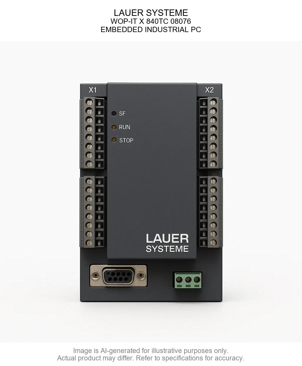 LAUER SYSTEME; WOP-IT X 840TC 08076; EMBEDDED INDUSTRIAL PC