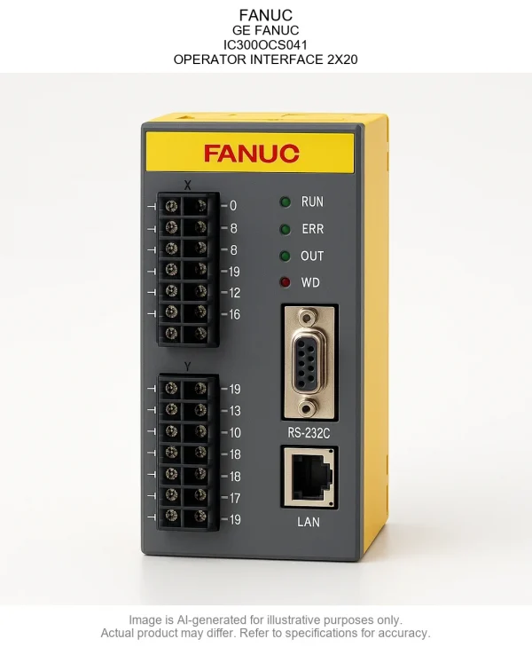 FANUC; GE FANUC; IC300OCS041; OPERATOR INTERFACE 2X20
