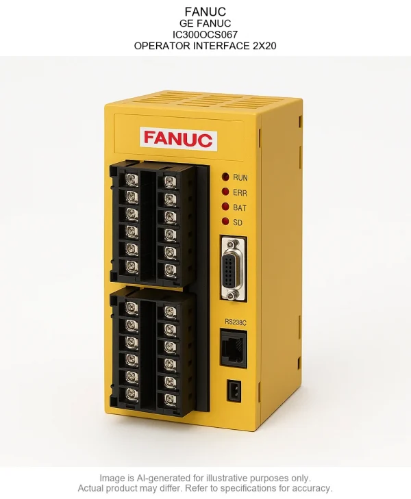 FANUC; GE FANUC; IC300OCS067; OPERATOR INTERFACE 2X20