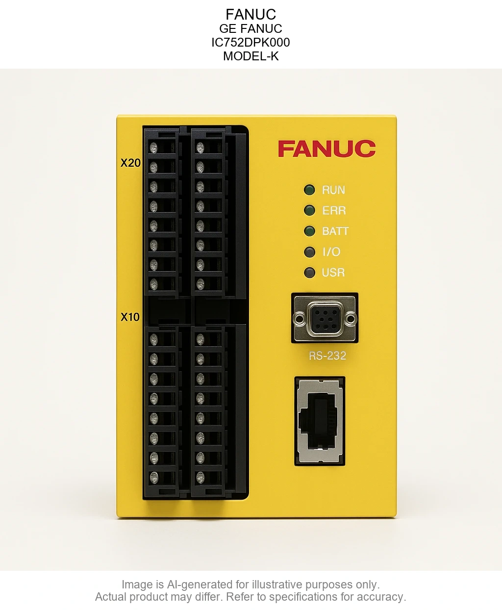 FANUC; GE FANUC; IC752DPK000; MODEL-K
