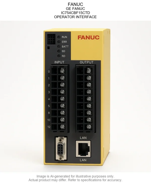 FANUC; GE FANUC; IC754CBF15CTD; OPERATOR INTERFACE