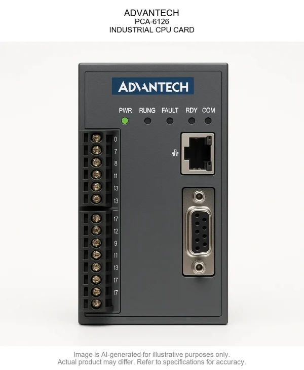 ADVANTECH; PCA-6126; INDUSTRIAL CPU CARD
