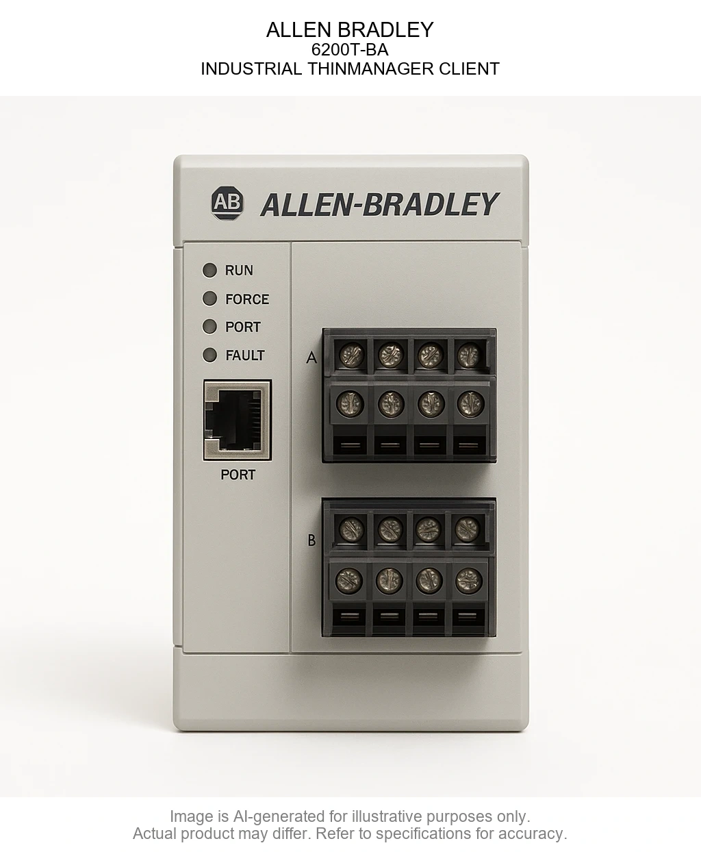ALLEN BRADLEY; 6200T-BA; INDUSTRIAL THINMANAGER CLIENT