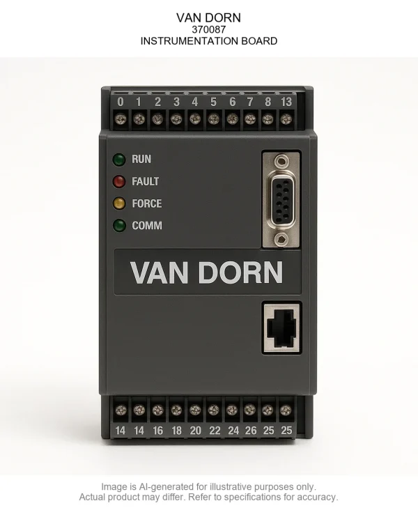VAN DORN; 370087; INSTRUMENTATION BOARD
