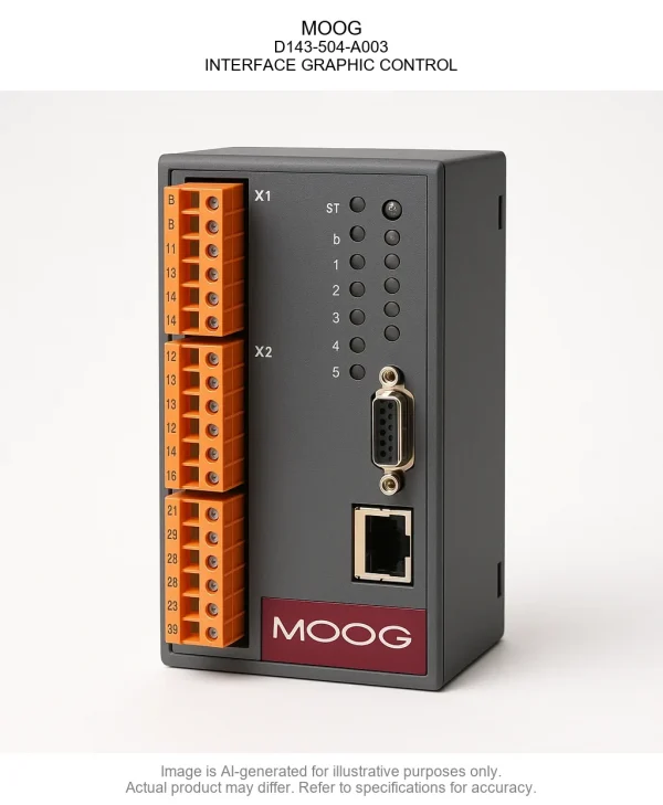 MOOG; D143-504-A003; INTERFACE GRAPHIC CONTROL