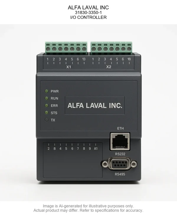 ALFA LAVAL INC; 31830-3350-1; I/O CONTROLLER