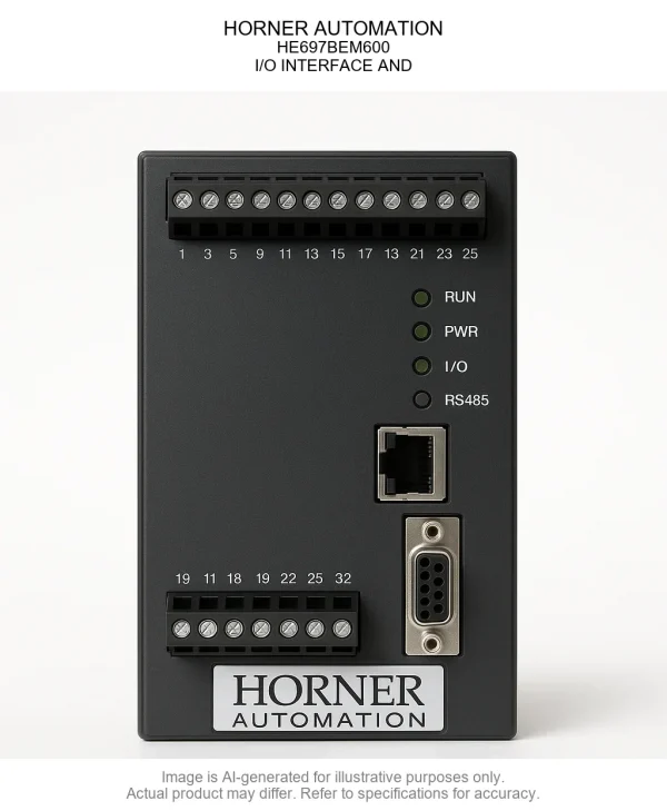 HORNER AUTOMATION; HE697BEM600; I/O INTERFACE AND