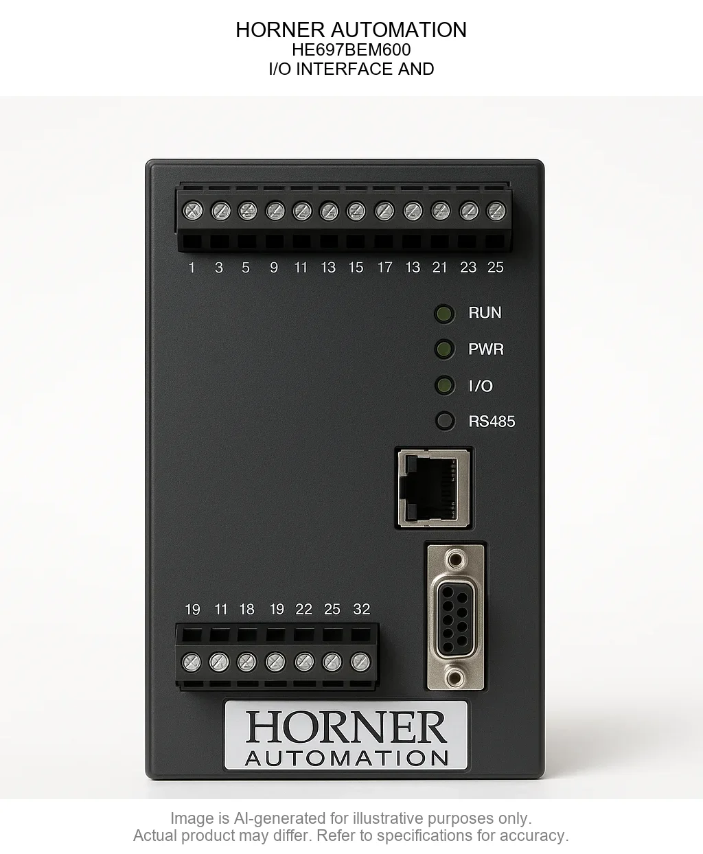 HORNER AUTOMATION; HE697BEM600; I/O INTERFACE AND