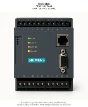 SIEMENS; 6FX1136-2BA01; I/O INTERFACE BOIARD
