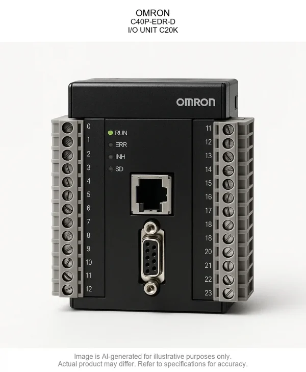 OMRON; C40P-EDR-D; I/O UNIT C20K