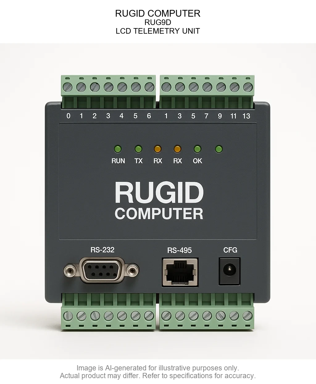 RUGID COMPUTER; RUG9D; LCD TELEMETRY UNIT