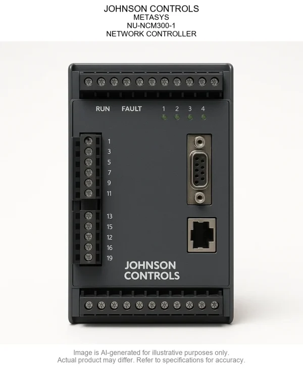 JOHNSON CONTROLS; METASYS; NU-NCM300-1; NETWORK CONTROLLER