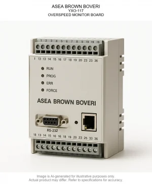 ASEA BROWN BOVERI; YXO-117; OVERSPEED MONITOR BOARD