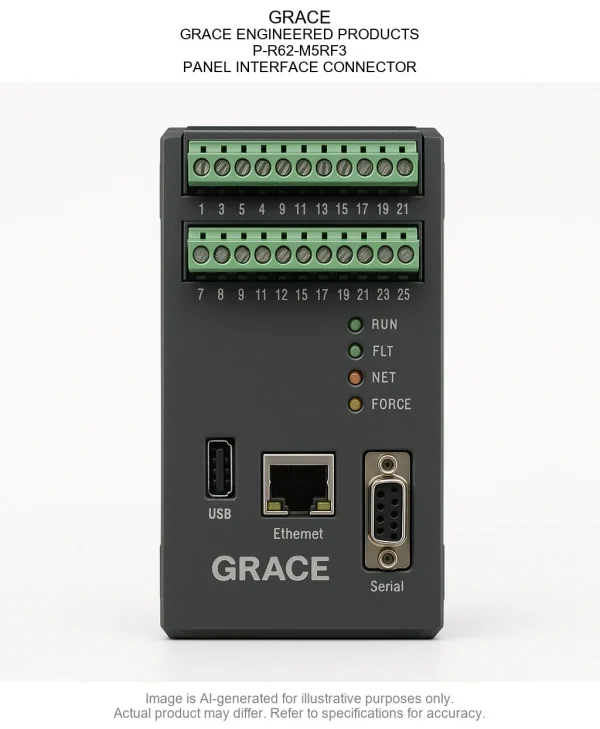 GRACE; GRACE ENGINEERED PRODUCTS; P-R62-M5RF3; PANEL INTERFACE CONNECTOR