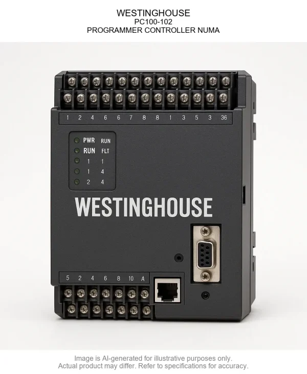 WESTINGHOUSE; PC100-102; PROGRAMMER CONTROLLER NUMA