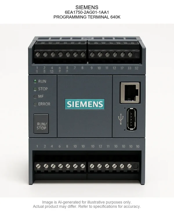 SIEMENS; 6EA1750-2AG01-1AA1; PROGRAMMING TERMINAL 640K