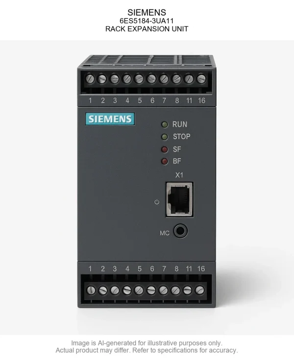 SIEMENS; 6ES5184-3UA11; RACK EXPANSION UNIT