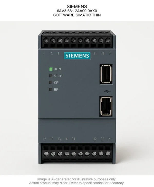 SIEMENS; 6AV3-681-2AA00-0AX0; SOFTWARE SIMATIC THIN