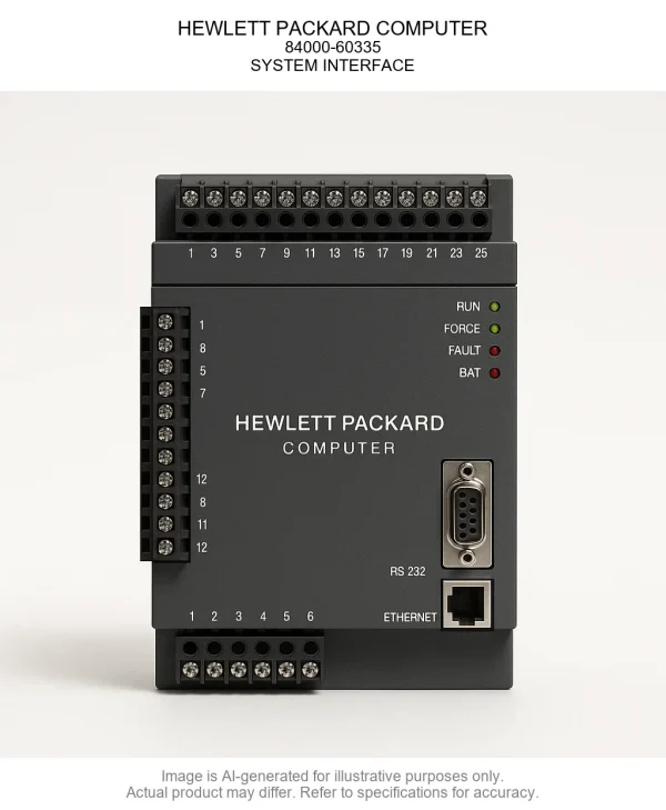 HEWLETT PACKARD COMPUTER; 84000-60335; SYSTEM INTERFACE