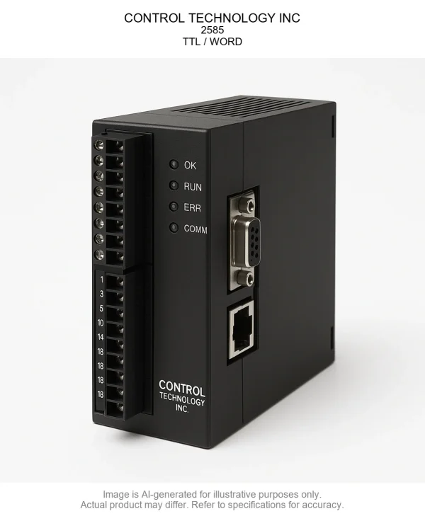 CONTROL TECHNOLOGY INC; 2585; TTL / WORD