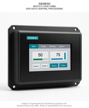 SIEMENS; 6ES7413-1XG01-0AB0; 05/01/2010 CENTRAL PROCESSING