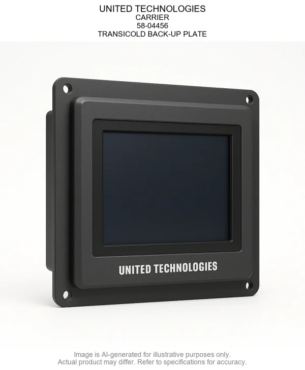 UNITED TECHNOLOGIES; CARRIER; 58-04456; TRANSICOLD BACK-UP PLATE