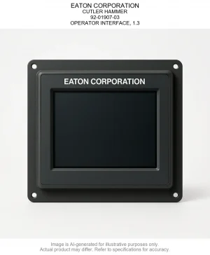 EATON CORPORATION; CUTLER HAMMER; 92-01907-03; OPERATOR INTERFACE